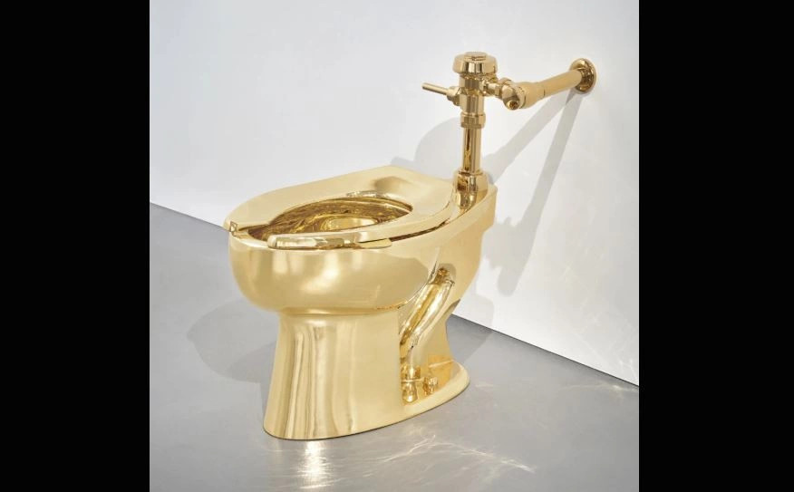 Një guaskë banje prej ari të pastër në ankand