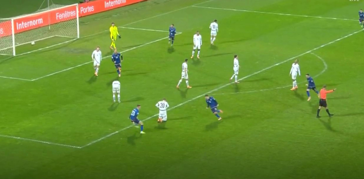 Supergol nga Muslija  barazon Kosova