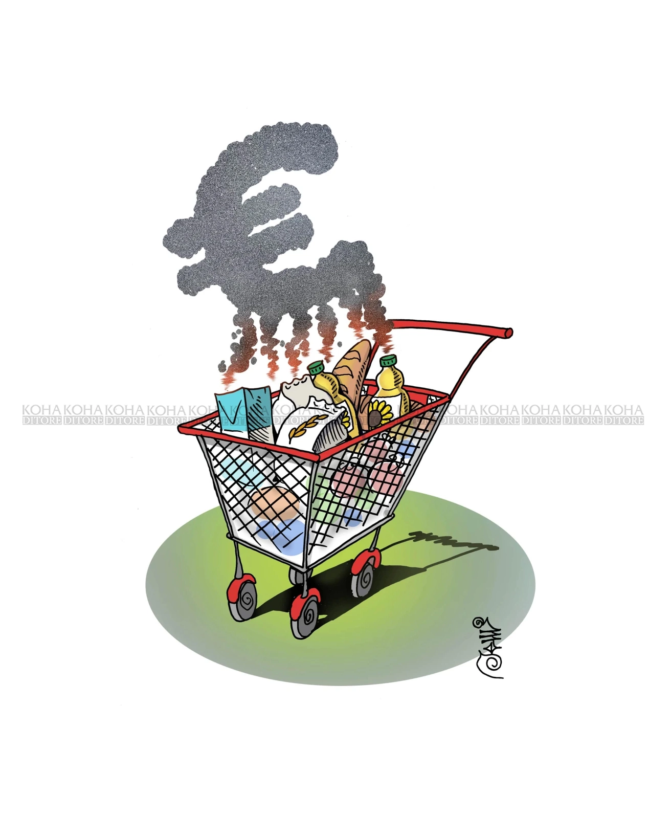 Karikatura e ditës - Rritja e vazhdueshme e çmimeve