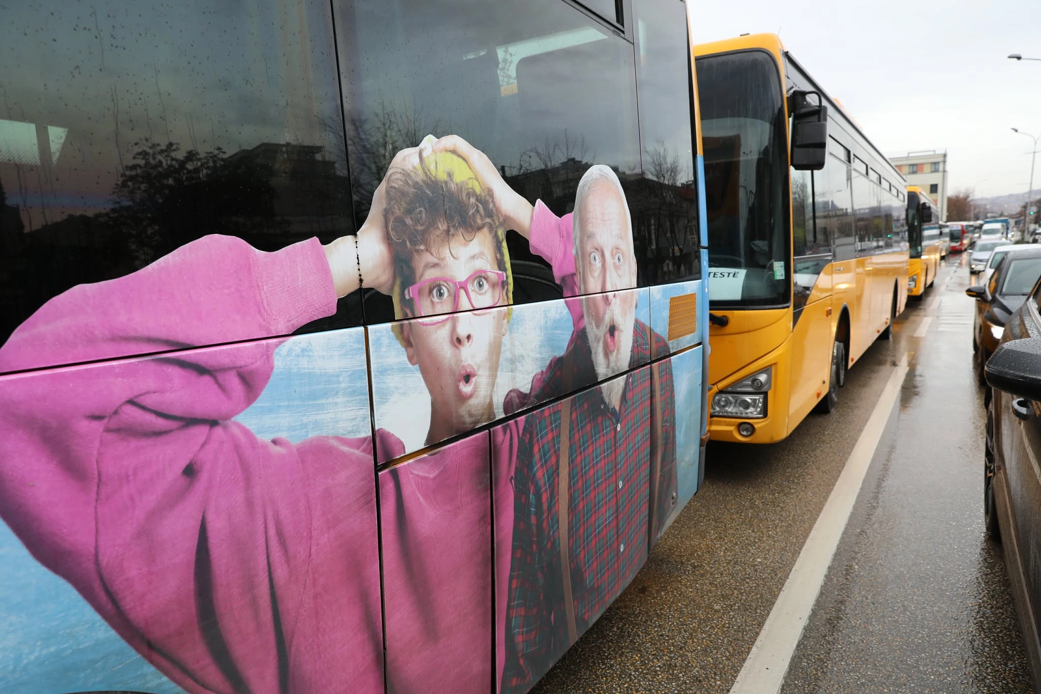 Protesta e transportuesve