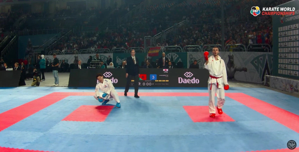 Fitore e madhe e Islam Selmanit në Botërorin e karatesë