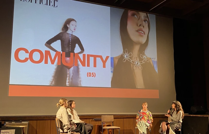 “Moda si akt i shërimit: gratë në front midis mjedisit, komunitetit dhe sipërmarrjes”, ka qenë konferenca e katërt dhe e fundit e ekofestivalit “Prishtina Sustainable Design Week”