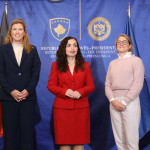 Presidentja Vjosa Osmani ka takuar të martën ministren e Drejtësisë së Belgjikës, Annelies Verlinden, si dhe ministren e Azilit, Migracionit dhe Integrimit Social, Anneleen Van Bossuyt