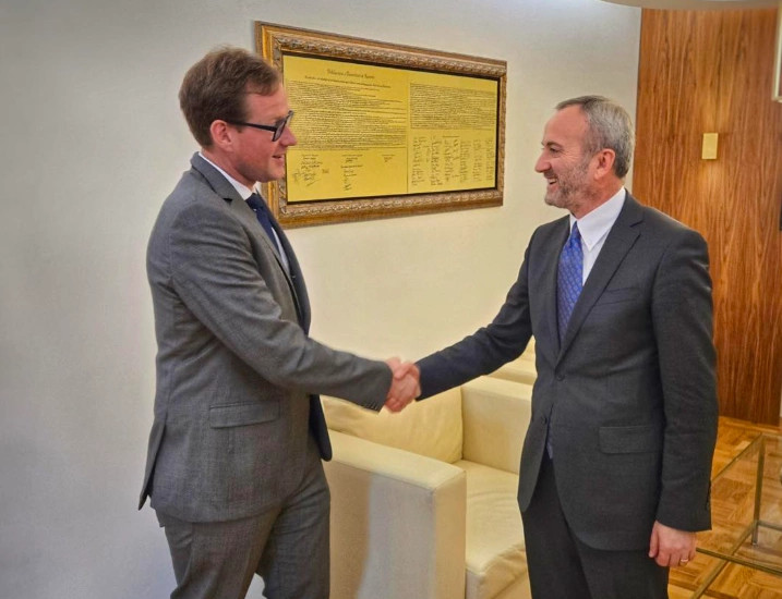 Kryetari i Gjykatës Kushtetuese të Kosovës në takim me të ngarkuarin me punë të Gjermanisë në Kosovë, Christian Boettcher