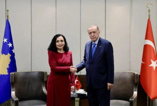 Vjosa Osmani dhe Erdogan