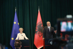 Ursuala von der Leyen dhe Edi Rama