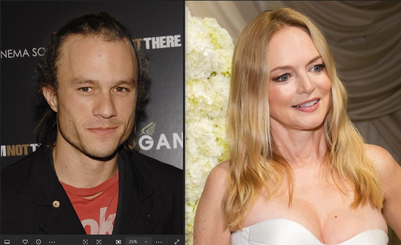 Heath Ledger dhe Heather Graham