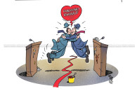 Karikatura e ditës - Koalicionet komunale