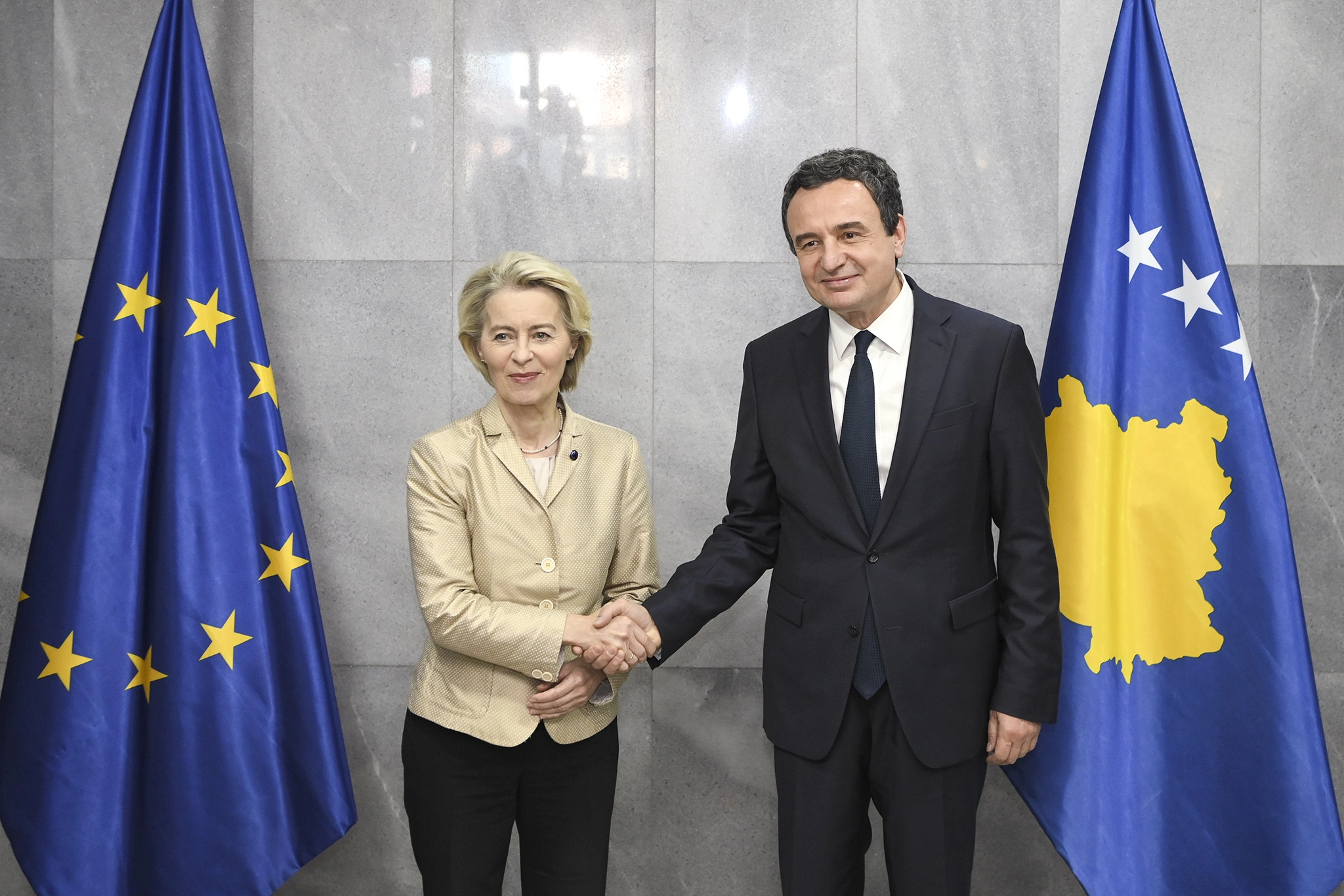 Ursula von der Leyen dhe Albin Kurti