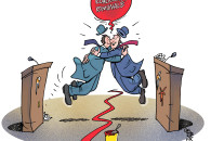 Karikatura e ditës - Koalicionet komunale