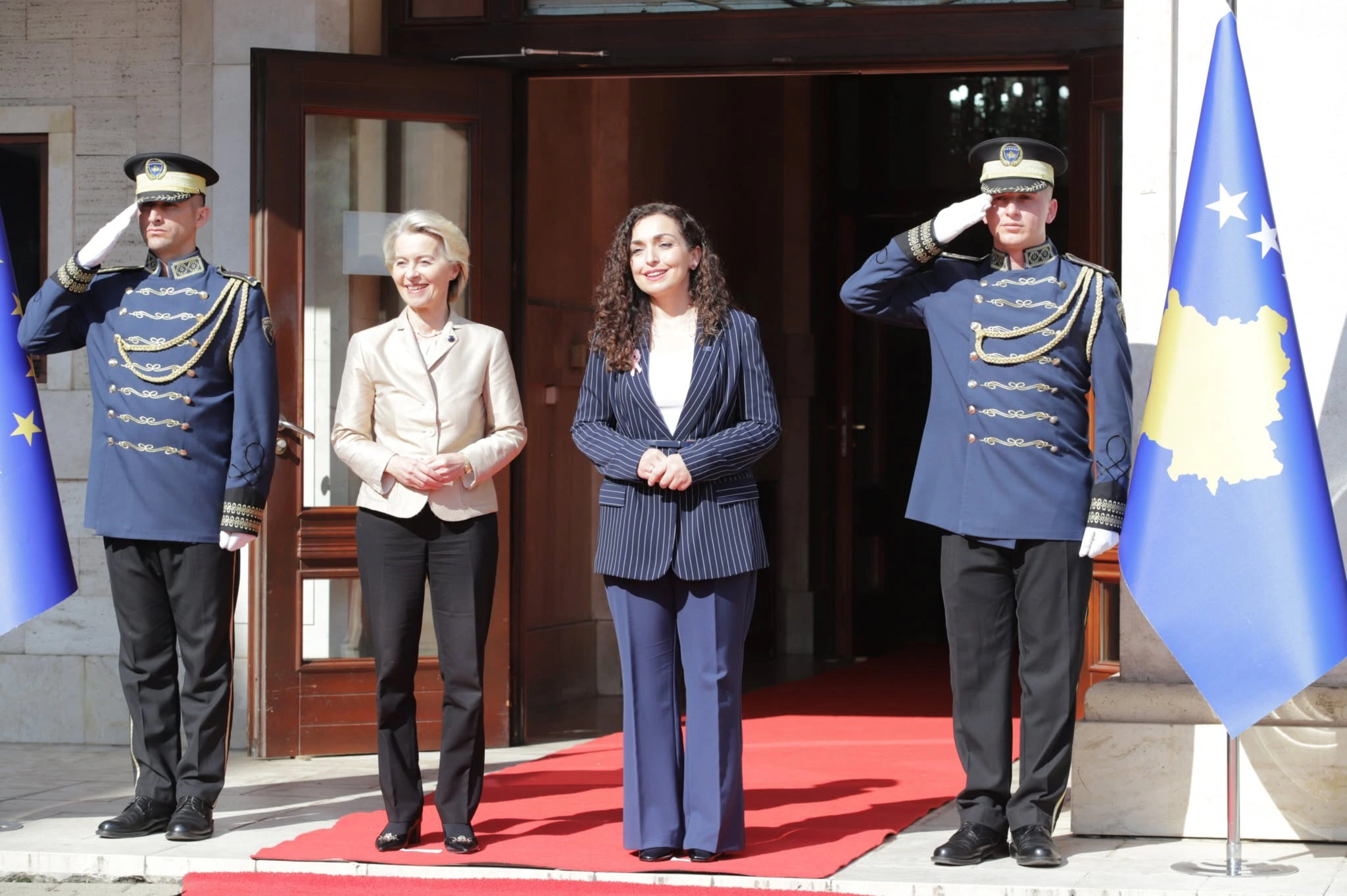 Vjosa Osmani dhe Ursula von der Leyen