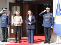 Vjosa Osmani dhe Ursula von der Leyen