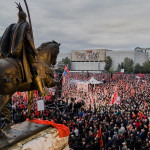 Protesta per UCK-ne ne Tirane
