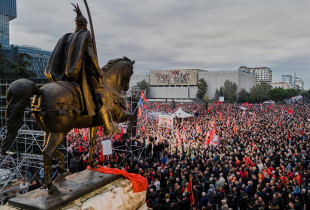 Protesta per UCK-ne ne Tirane
