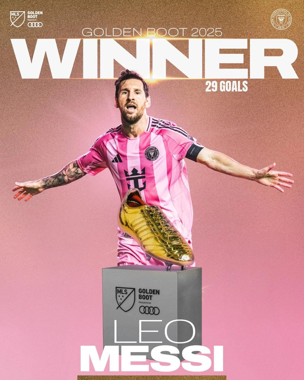 Messi i pandalshëm  realizon  hat trick  dhe fiton  Këpucën e Artë 