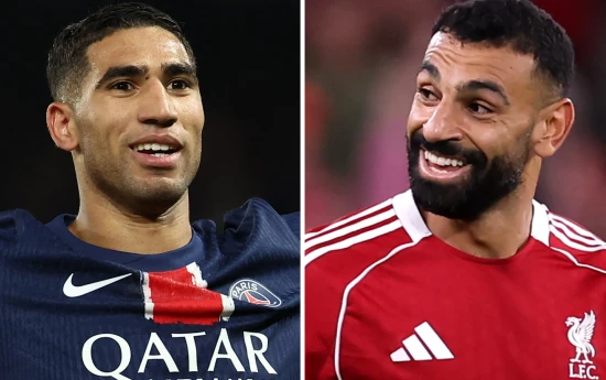 Achraf Hakimi dhe Mohamed Salah