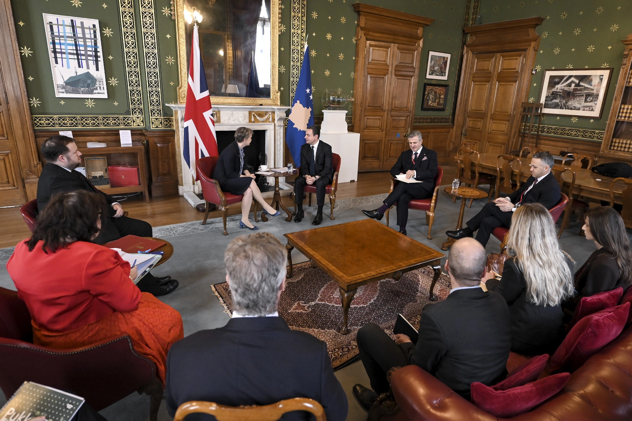 Yvette Cooper - Albin Kurti