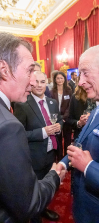 Eroll Bilibani i “DokuFestit” në takim me Mbretin Charles III