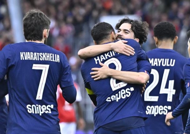 Hakimi shënon dy gola për fitoren e PSG-së