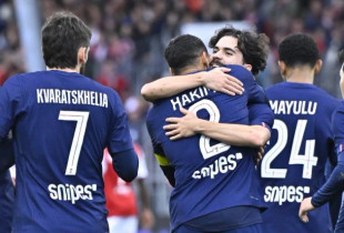 Hakimi shënon dy gola për fitoren e PSG-së