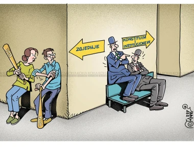 Karikatura e ditës - Opsioni i zgjedhjeve të reja