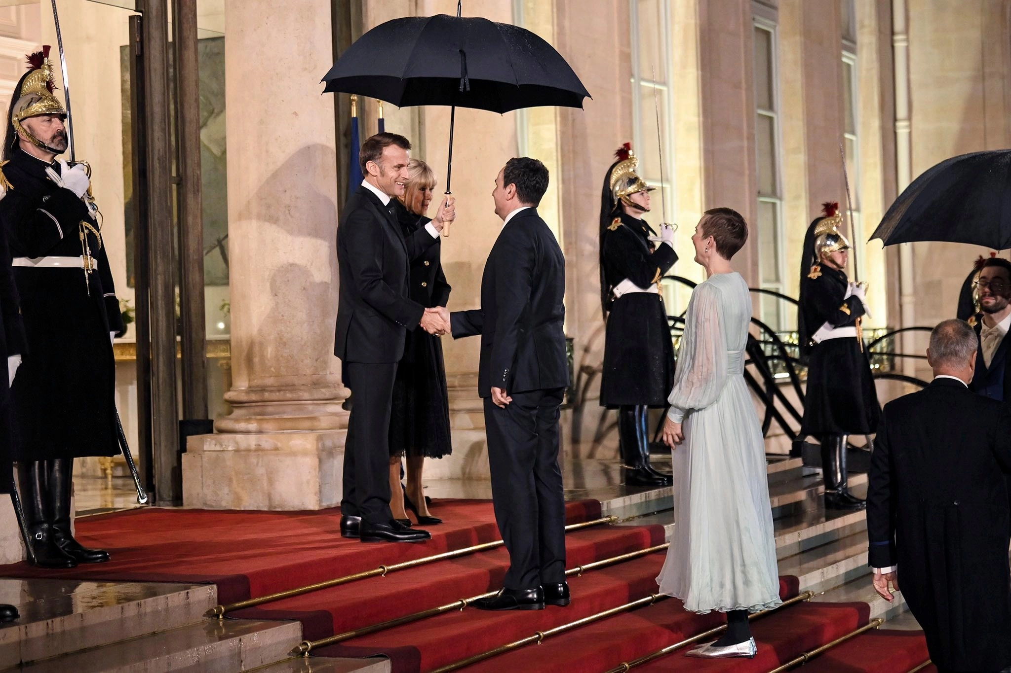 Albin Kurti, Emmanuel Macron