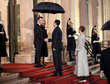 Albin Kurti, Emmanuel Macron