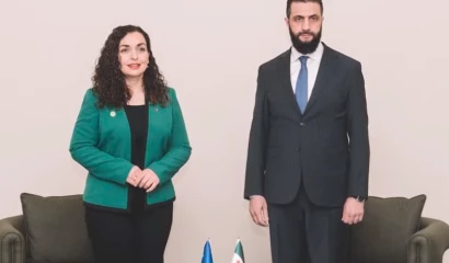Vjosa Osmani dhe  Al Sharaa