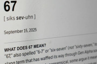 Fjala e vitit, “6-7”