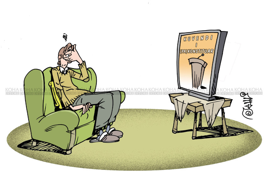 Karikatura e ditës - Kuvendi i (pa)konstituar