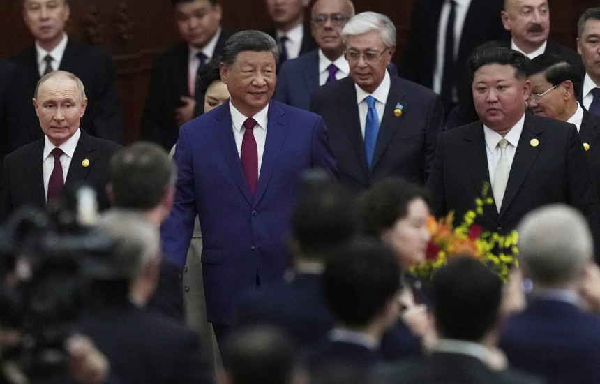 Xi Jinping, Vladimir Putin dhe Kim Jong Un gjatë paradës së "Ditës së Fitores", 3 shtator 2025