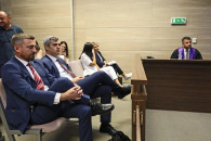 Ymer Fejzullahu duke dëshmuar në gjykatë (Foto: Driton Paçarada)