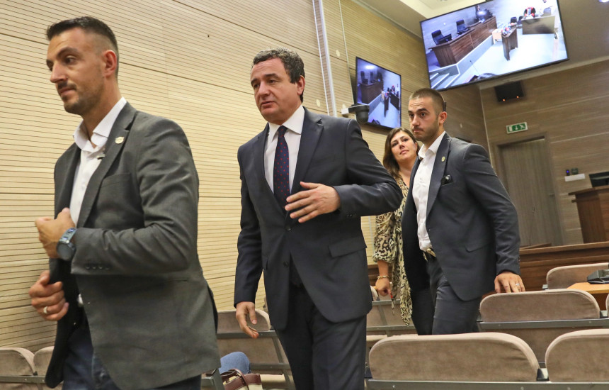 Albin Kurti në gjykatë