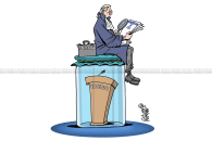 Karikatura e ditës - Kushtetuesja dhe masa e përkohshme
