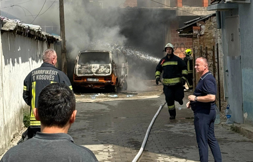 Zjarr afer Tregut te Gjelber