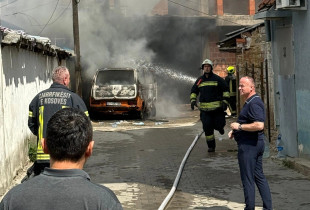 Zjarr afer Tregut te Gjelber