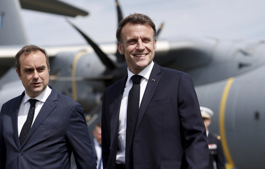 Emmanuel Macron dhe Sebastien Lecornu