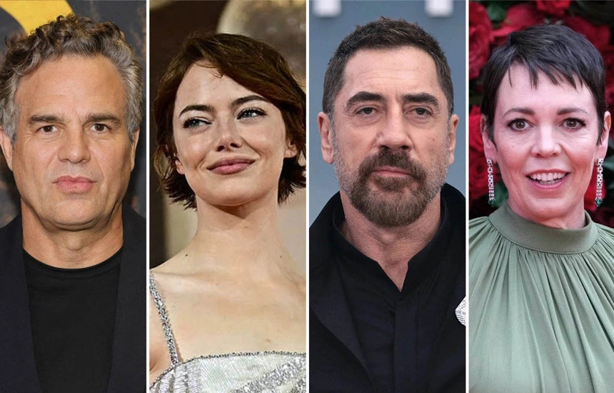 Mark Ruffalo, Emma Stone, Javier Bardem dhe Olivia Colman