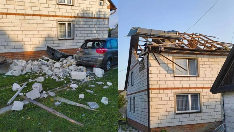 Droni rus dëmton një ndërtesë banimi në Poloni