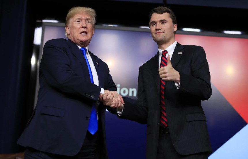 Donald Trump dhe Charlie Kirk
