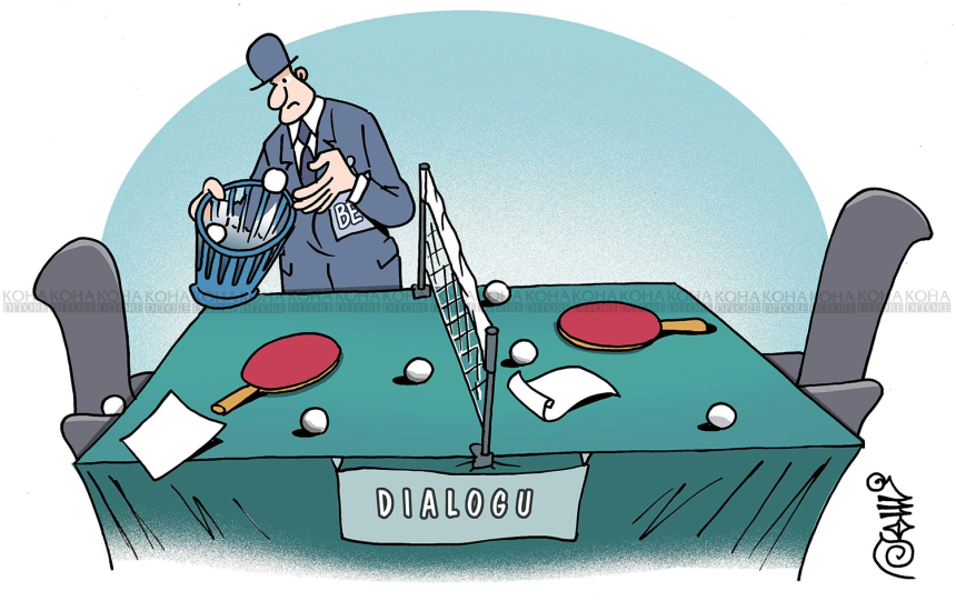 Karikatura e ditës - Dialogu
