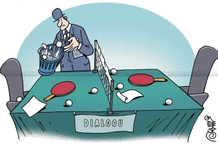 Karikatura e ditës - Dialogu