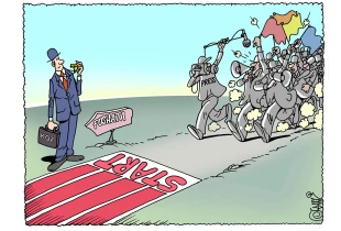 Karikatura e Ditës - Fushata e Zgjedhjeve