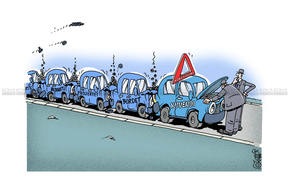 Karikatura e ditës - Efektet e moskonstituimit