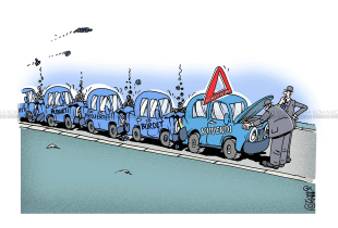 Karikatura e ditës - Efektet e moskonstituimit