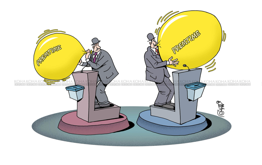 Karikatura e ditës - Premtimet parazgjedhore
