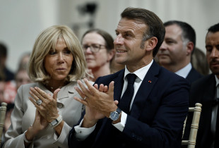 Emmanuel Macron dhe Brigitte Macron