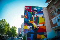 Murali i Joe Satrianit ne Mitrovicen e Veriut
