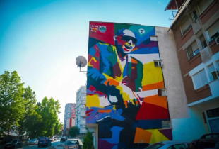 Murali i Joe Satrianit ne Mitrovicen e Veriut