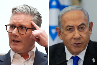 Kryeministri britanik, Keir Starmer dhe ai izraelit, Benjamin Netanyahu